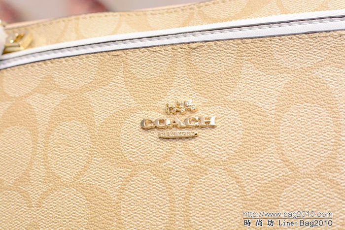 COACH蔻馳 海外代購 配頭層牛皮 58316 新款拼色子母挎包 小斜挎包  Chz1170